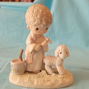 Vintage Precious Moments "His Sheep I Am" E-7161